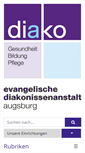 Mobile Screenshot of diako-augsburg.de